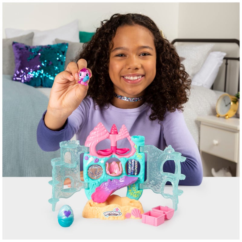 Hatchimals CollEGGtibles, Coral Castle Fold Open Playset with Exclusive Mermal Character (Amazon Exclusive Set), Girl Toys, Girls Gifts for Ages 5 and up - Image 2