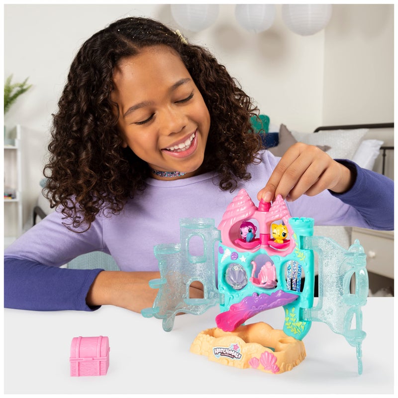 Hatchimals CollEGGtibles, Coral Castle Fold Open Playset with Exclusive Mermal Character (Amazon Exclusive Set), Girl Toys, Girls Gifts for Ages 5 and up - Image 5