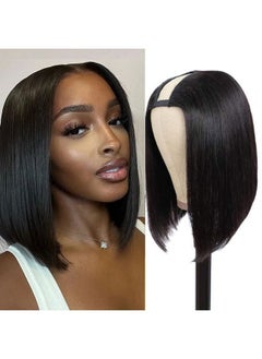 U Part Wig Human Hair Straight Bob Wigs For Black Women 12 Inch Brazilian Remy Hair Short Bob Human Hair Wigs Clip In U Part Wig Human Hair Extensions Natural Color - pzsku/Z8559346AEAE0ECCFE223Z/45/_/1696664065/0e3ce2fe-1a63-4694-87e9-038c17ade531