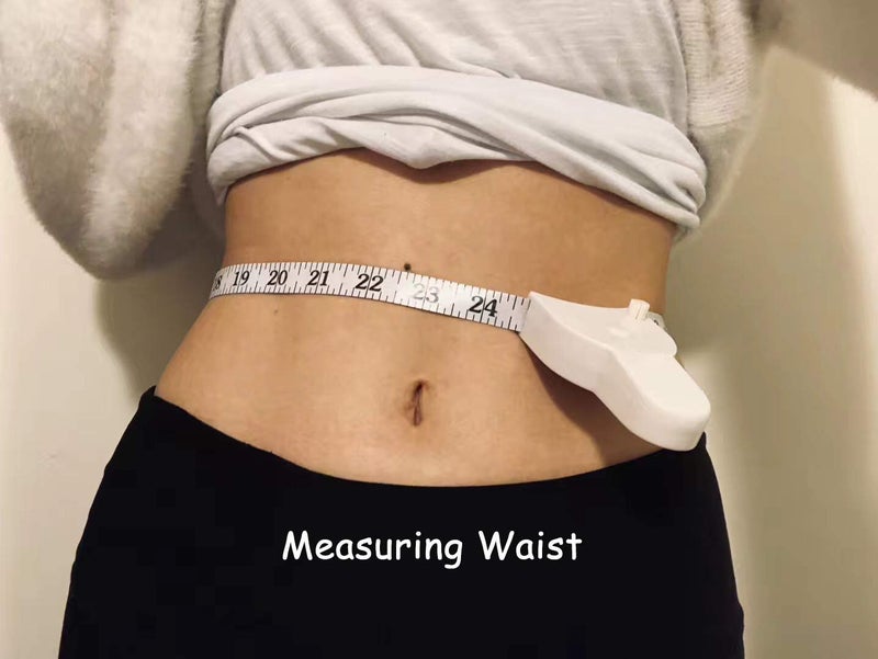 HOMETIC HOMETIC 80 205cm Waist Body Tape Measure with Push Button Measuring Waist and Arms White  - Image 5