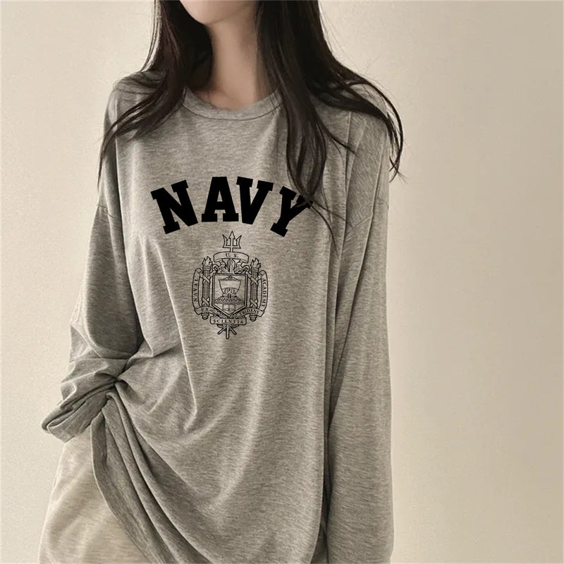 100% Pure Cotton Autumn Mid-Length Chubby Girl Plus Size T-Shirt Women'S Korean Style Loose Oversize Slim Look Trendy Top - Image 3