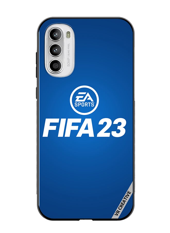 VR CREATIVE Protective Case Cover For Motorola Moto G82 Fifa 23 Blue Ea Design Multicolour - Image 1