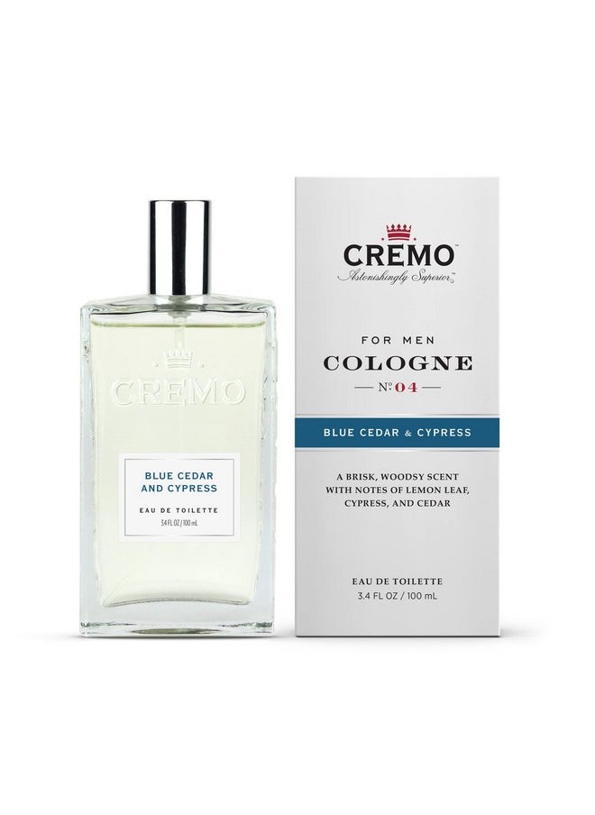 cremo Blue Cedar & Cypress Cologne Spray, A Woodsy Scent With Notes Of Lemon Leaf, Cypress And Cedar, 3.4 Fl Oz  - Image 5