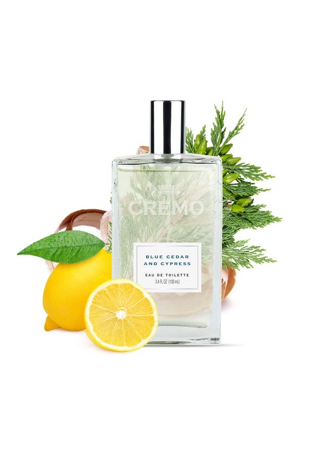 cremo Blue Cedar & Cypress Cologne Spray, A Woodsy Scent With Notes Of Lemon Leaf, Cypress And Cedar, 3.4 Fl Oz  - Image 4
