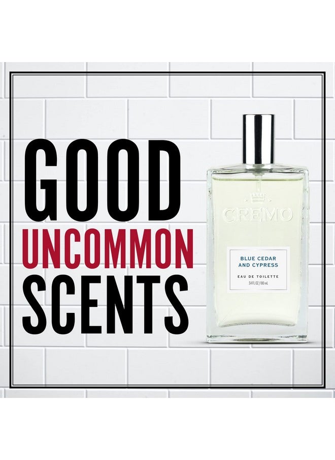 cremo Blue Cedar & Cypress Cologne Spray, A Woodsy Scent With Notes Of Lemon Leaf, Cypress And Cedar, 3.4 Fl Oz  - Image 2