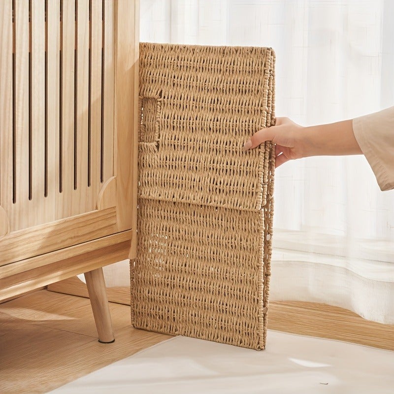 Versatile Foldable Storage Basket - Perfect for Bedroom, Living Room & Dorm Organization - Image 5