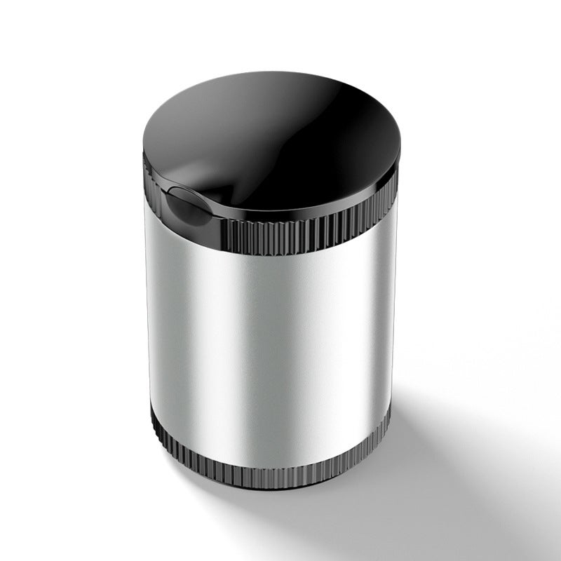 Creative Car Ashtray with Aluminum Alloy Liner, Lid Anti-Ash, LED Light, Metal Car Ash Container - Image 5