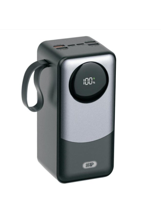SP ISNUP 50000mAh Power Bank With 22.5W and 4 USB Ports and 2 PD ports and Screen Display - Image 1