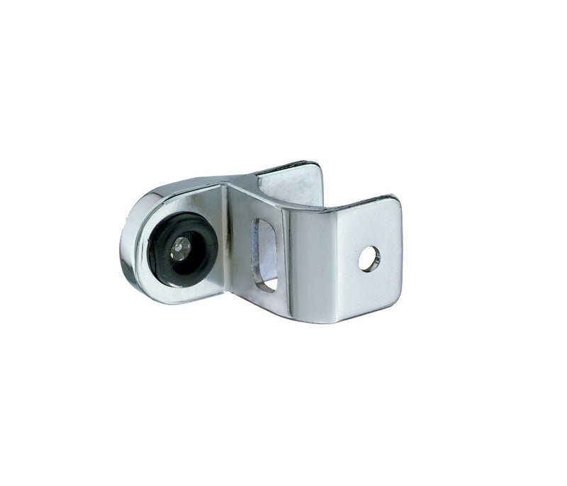 Harris Hardware TP5510B Strike Keeper Die Cast Zamac Bracket for 114 in Doors Chrome Plated