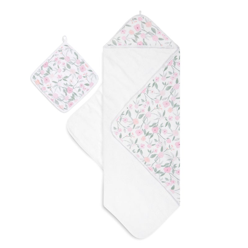 aden + anais aden  anais Muslin Backed Hooded Towel Set Ma Fleur