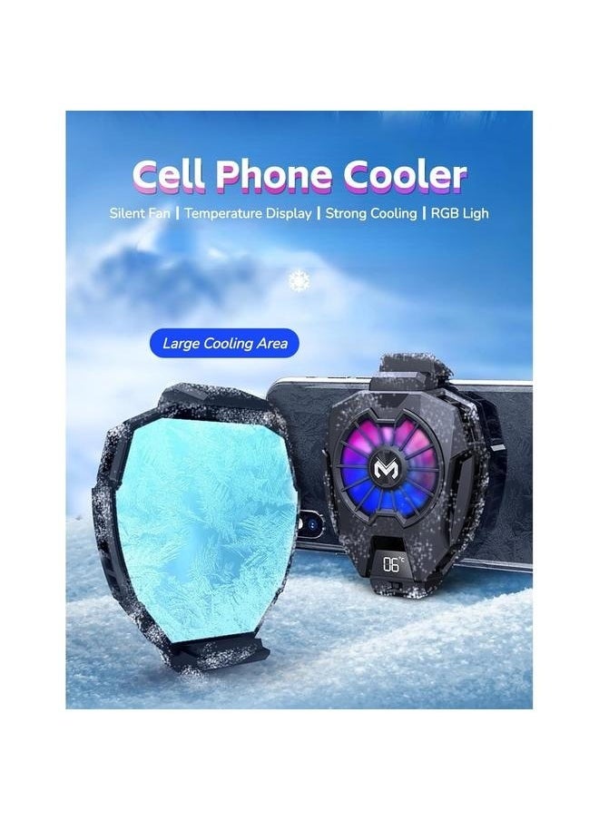 Semiconductor Mobile Phone Cooling Wired Radiator With Colourful Lights-Phone Cooler, Cellphone Radiator with Dual Semi-Conductor Cooling Chip, Mobile Phones (Digital display) - pzsku/Z85598AA1C30BDB9ED1BCZ/45/_/1733899370/4a2eef79-c8a8-482d-bd83-7dd9d4967039