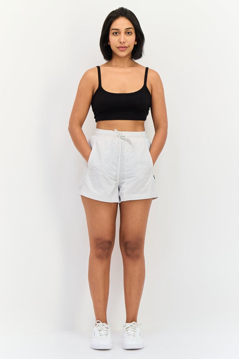 Reebok Women Sportswear Fit Running Shorts, Light Grey - Image 4