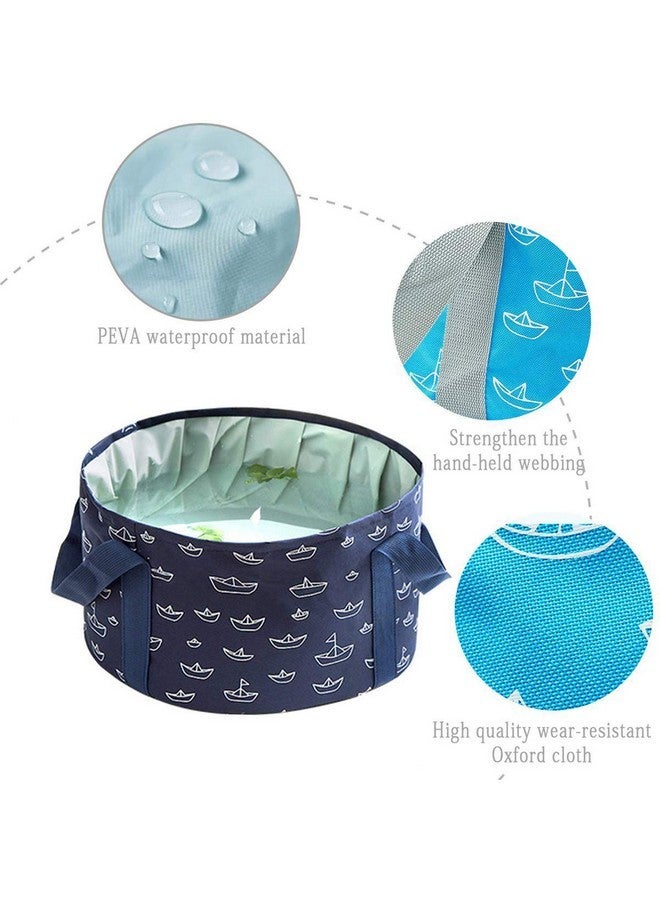 ABSOK Collapsible Bucket For Soaking Feet, Portable Travel Foot Bath Tub, Foot Soaking Bath Basin Portable, Foot Spa Soaking Feet Home Pedicure Basin Outdoor Camping  - Image 5