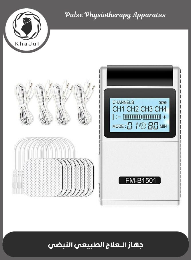 Loquat TENS Low Frequency Pulser Physiotherapy Device - Muscle Stimulator + Back Pain Relief and Management (Includes Electrode Pads) - Image 1