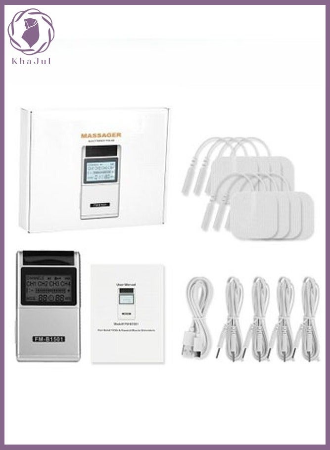 Loquat TENS Low Frequency Pulser Physiotherapy Device - Muscle Stimulator + Back Pain Relief and Management (Includes Electrode Pads) - Image 2