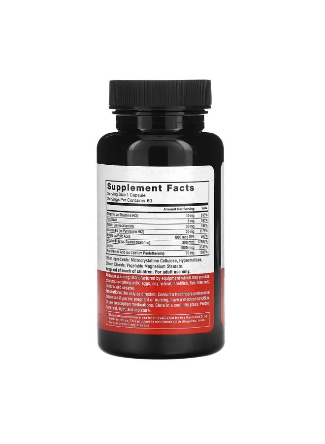 فوريس فاكتور B Complex 60 Vegetable Capsules - Image 2