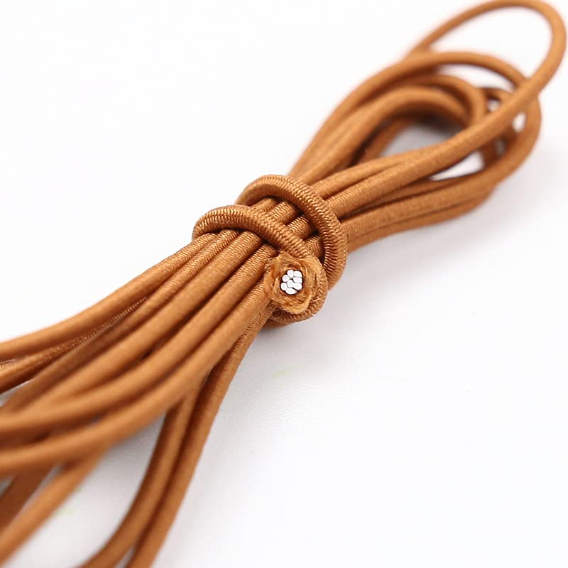 Dwpetzo 8 pcs Elastic Bands for TN Traveler Notebook,8.8 Yard Elastic Rubber Cords with 8 Decorative Toggles DIY Repair Kit for Refillable Leather Traveler's Journal - Image 5