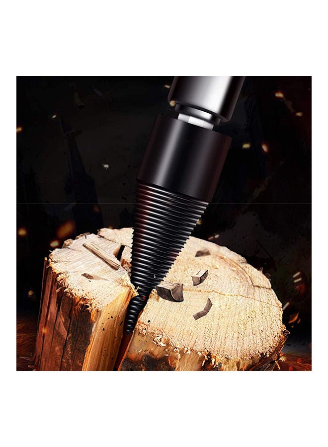 NIBEMINENT Firewood Log Splitter Drill Bit Black  - Image 4