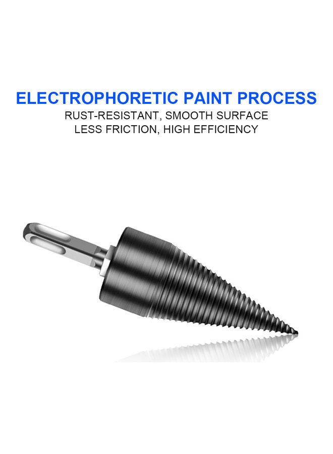 NIBEMINENT Firewood Log Splitter Drill Bit Black  - Image 5