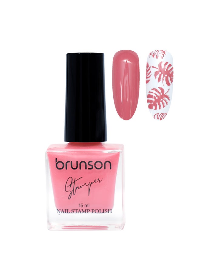 brunson Nail polish for stamping nail art Stamping Gel Polish UV Gel For Nail Stamping Plate Nail Art Stamping Polish Fingernail Manicure Print
 BNSTP006