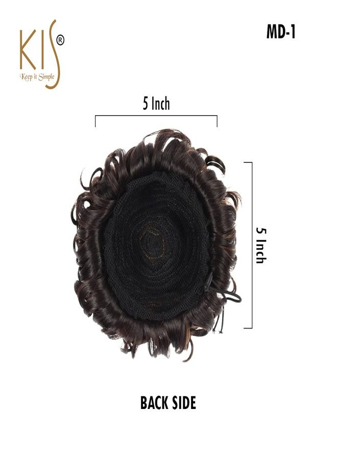 KIS Chic Natural Brown Messy Bun Glamorous Handcrafted Effortless Everyday Glam Updos For Weddings Parties And Daily Elegance Hair Accessory Secure Hold Stylish Hairstyles Made Easy - Image 4