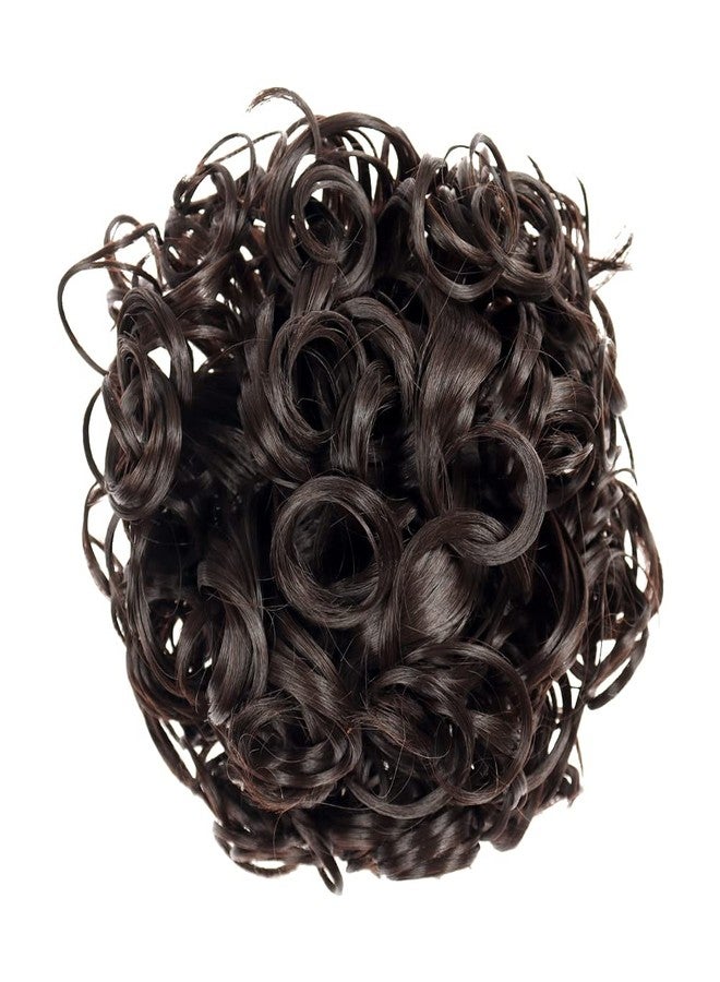 KIS Chic Natural Brown Messy Bun Glamorous Handcrafted Effortless Everyday Glam Updos For Weddings Parties And Daily Elegance Hair Accessory Secure Hold Stylish Hairstyles Made Easy - Image 1