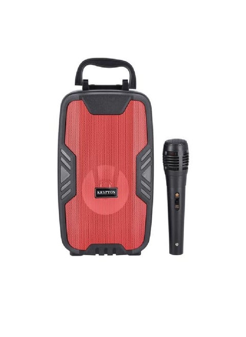 Krypton Portable and Rechargeable Speaker with Microphone, KNMS5202