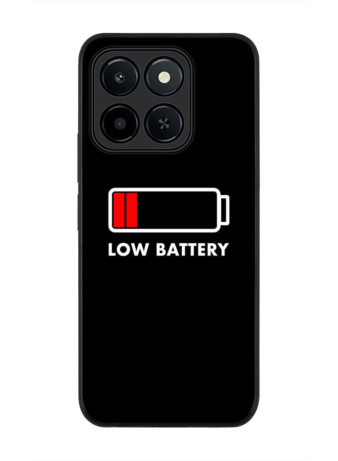 For Honor X6c Case,Slim fit Camera Protection, Shockproof Thin Phone cover  - Low Battery