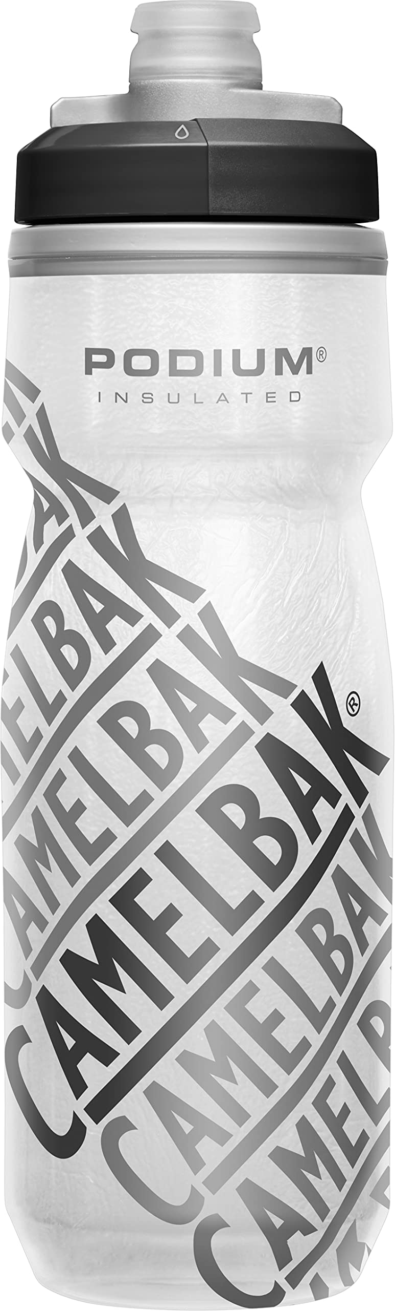 CamelBak Podium Chill Insulated Bike Water Bottle - Easy Squeeze Bottle - Fits Most Bike Cages - 21oz, Race Edition - Image 1