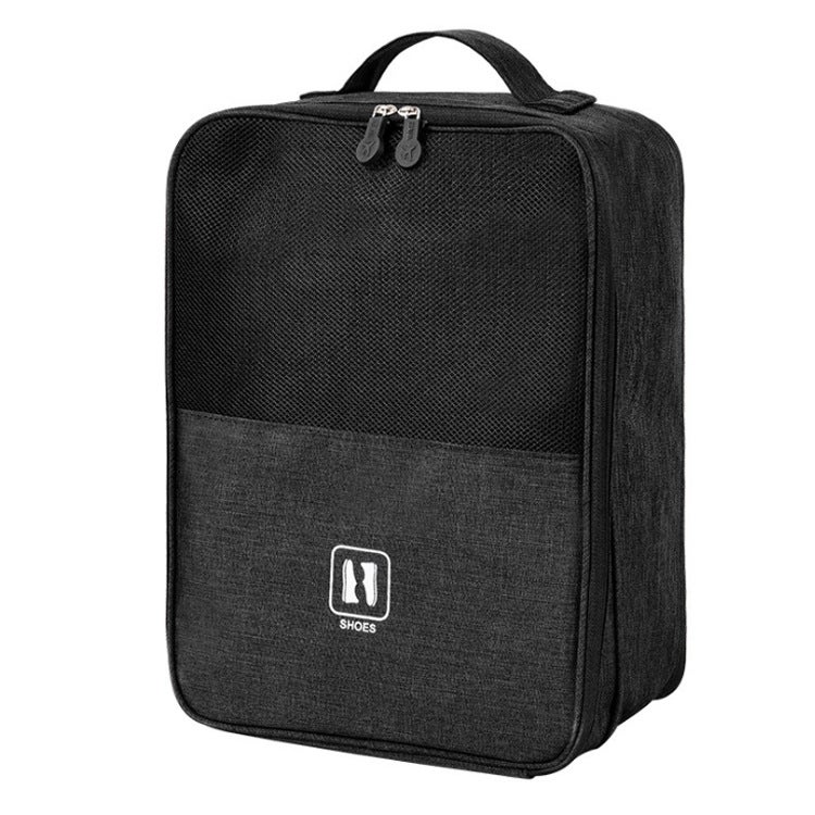 Large Capacity Cationic Travel Shoe Storage Bag Black