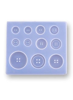 Graffiti Resin Shirt Buttons Silicone Mold  - Image 1