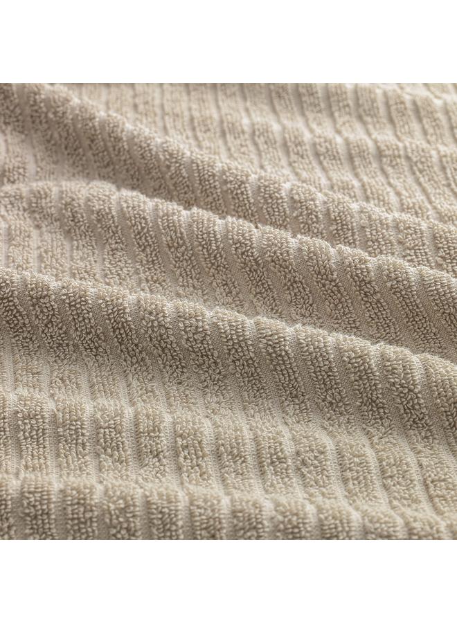 Bath sheet, light beige, 100x150 cm  - Image 2