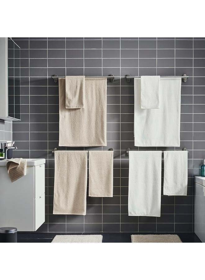 Bath sheet, light beige, 100x150 cm  - Image 5