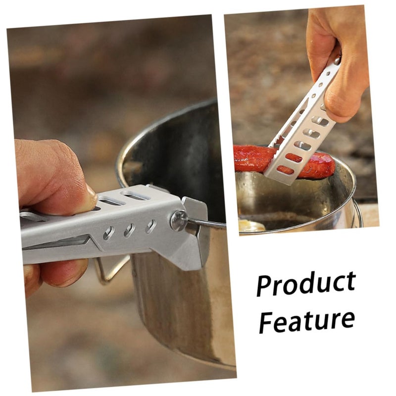 Lightweight Aluminum Pot Clamp for Hot Pots Outdoor Camping Cooking Safety Tool - Image 3