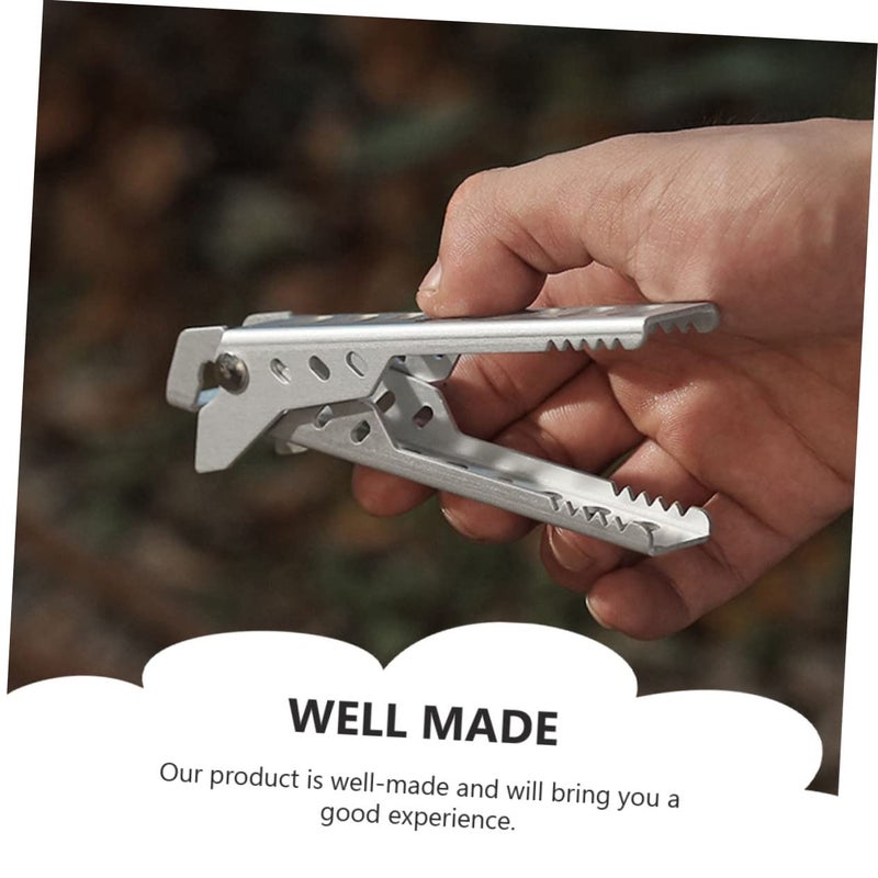 Lightweight Aluminum Pot Clamp for Hot Pots Outdoor Camping Cooking Safety Tool - Image 4