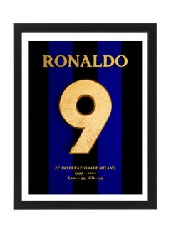 Boomah Accessories Ronaldo R9 Inter Milan Poster with Frame 30x40cm 