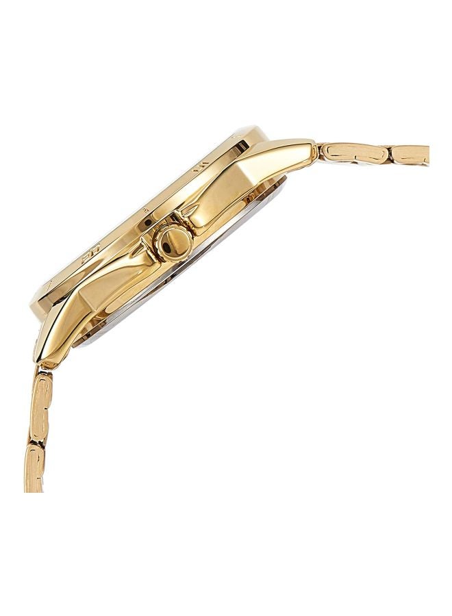 CASIO Women Water Resistant Analog Watch LTP V004G 9B - 35 mm - Gold - Image 3