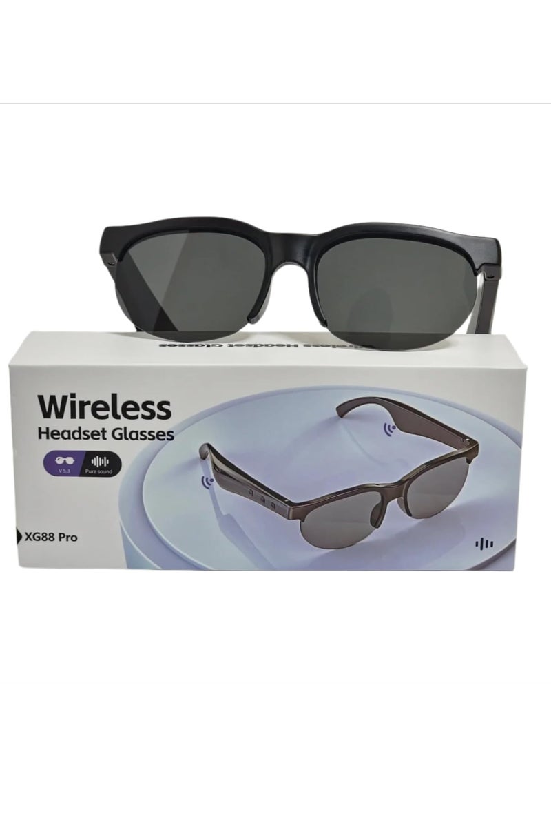 Gravity XG88 Pro Smart Sunglasses Bluetooth Earphones, Open-Ear Sound, Intelligent Call Assistant, Music, Universal Compatibility, , Smart Sunglasses for Men & Woman Smart Glasses Perfect for Outdoor Running & Cycling - Image 2