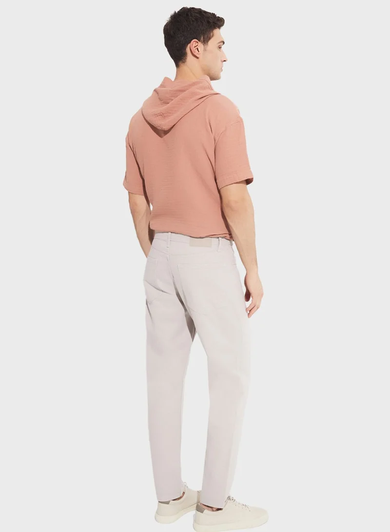 جون Essential Straight Fit Trousers
