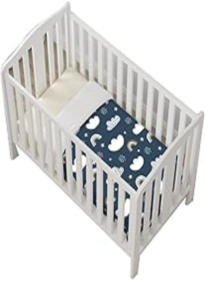 Mamas Gift Mamas Gift Blue Clouds Bed Cover, Blue 
