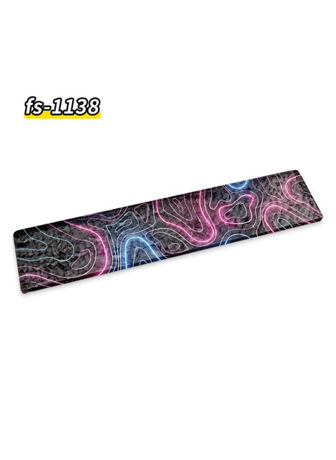 Stone Pattern Acrylic Water Ripple Keyboard Hand Rack Comfortable High Wrist Pad Creative Wrist Rack Multi-Size Dirty Resistance-Colour:420*80*10mm-Pattern:fs1138