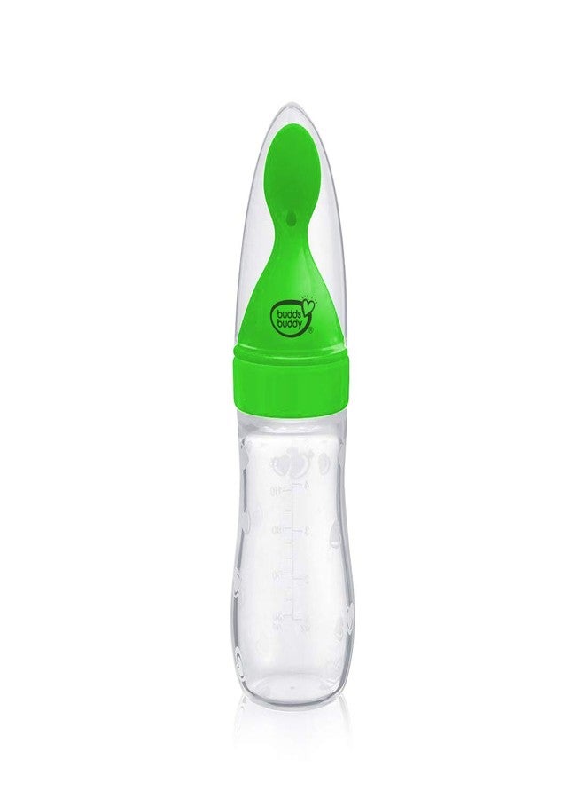 Buddsbuddy Silicone Cereal Feeder 125ml (Green) - Image 1