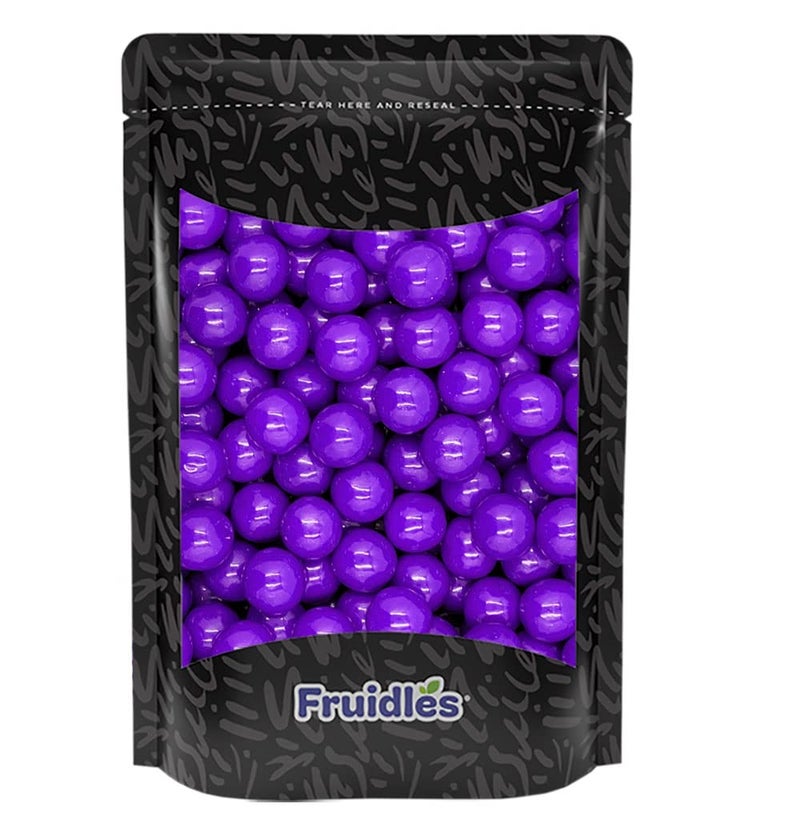 Fruidles Gum Balls Fruit Flavored, Candy Buffet Treats, Machine Size Refills, Kosher Certified Parve, 1" Inch (Grape, Half-Pound) - Image 1