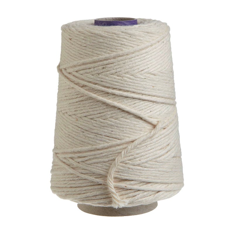 Regency Wraps Butchers Cooking Twine Heavy Duty 500 ft16 Ply 24mm FoodSafe Cotton Kitchen String for Turkey Trussing Meat Prep Crafting Natural Pack of 2