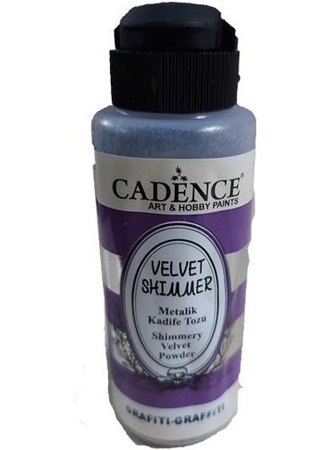 Cadence - Velvet Metallic Velvet Powder 120ML Vs-06 Graffiti Gray - Image 1