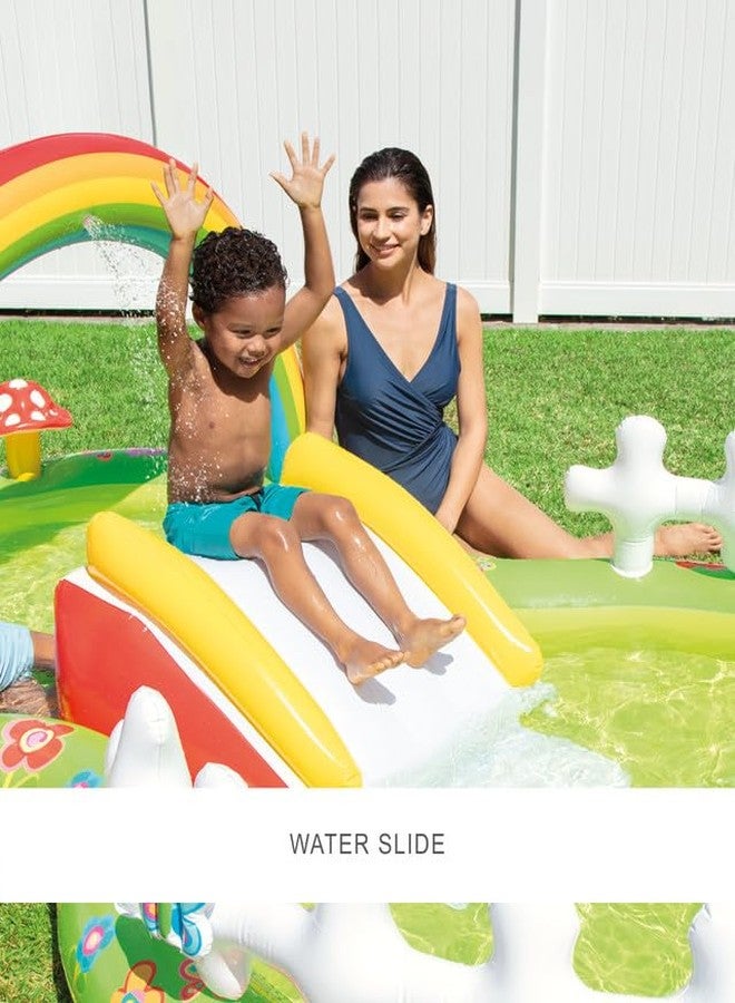 VWretails Family Playcenter for Kids, Childrens and Toddlers to Fun and Enjoyment in Backyard in Vacations, Having Inflatable Toys and Games with Multiple Designs (My Garden Playcenter 57154) - Image 4