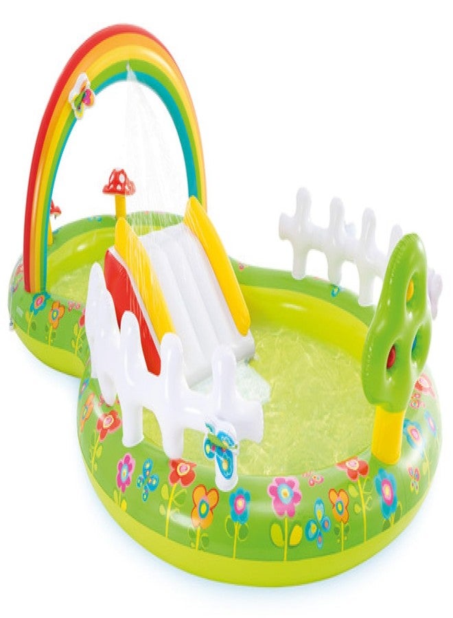 VWretails Family Playcenter for Kids, Childrens and Toddlers to Fun and Enjoyment in Backyard in Vacations, Having Inflatable Toys and Games with Multiple Designs (My Garden Playcenter 57154) - Image 2