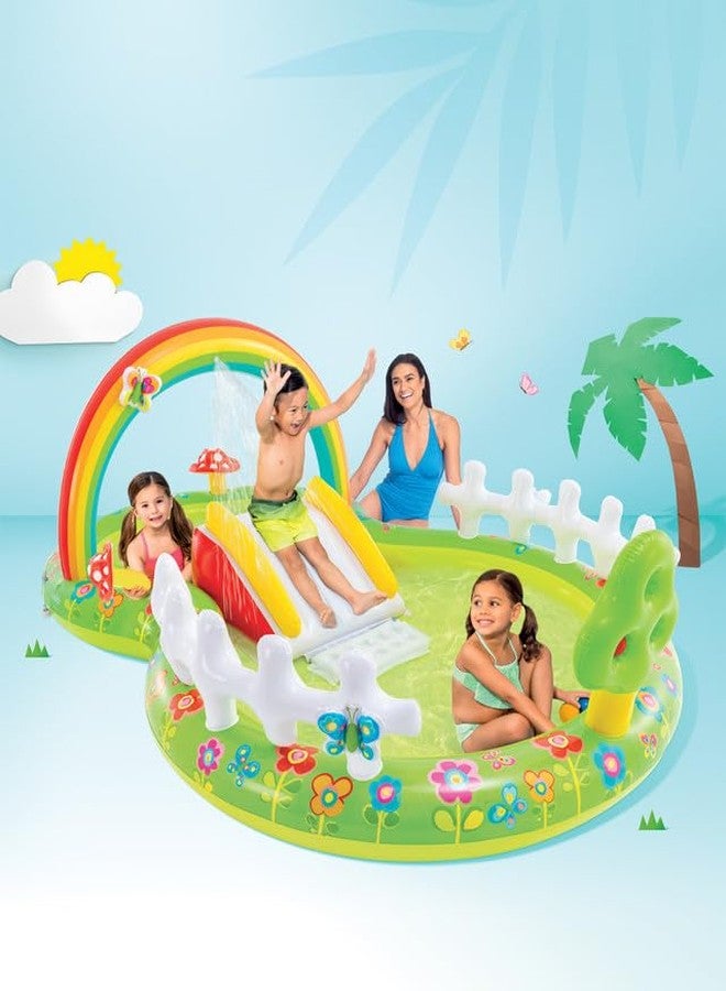 VWretails Family Playcenter for Kids, Childrens and Toddlers to Fun and Enjoyment in Backyard in Vacations, Having Inflatable Toys and Games with Multiple Designs (My Garden Playcenter 57154) - Image 3