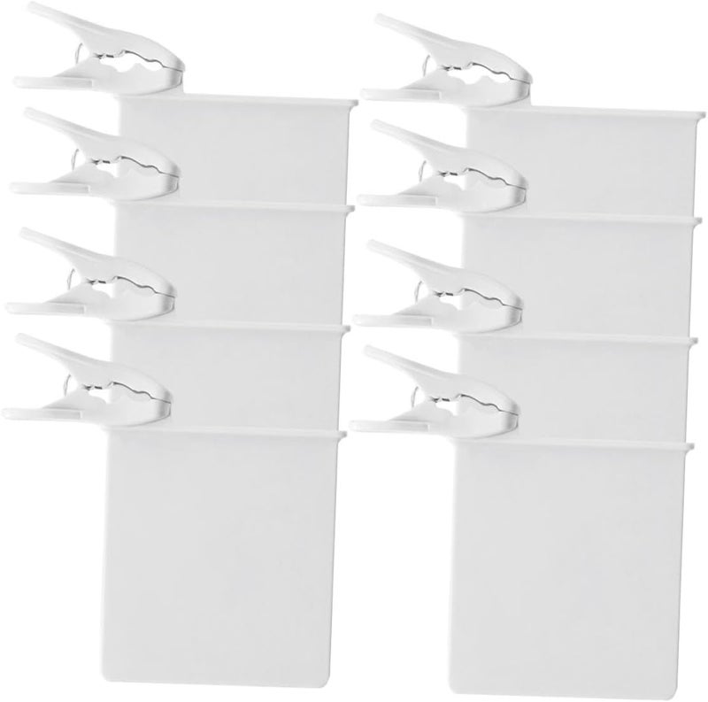 VOSAREA 8pcs Refrigerator Dividers Compact Storage Organizers for Freezer and Fridge Material Space-saving Easy to Clean for Keeping Food Organized and Tidy - Image 1