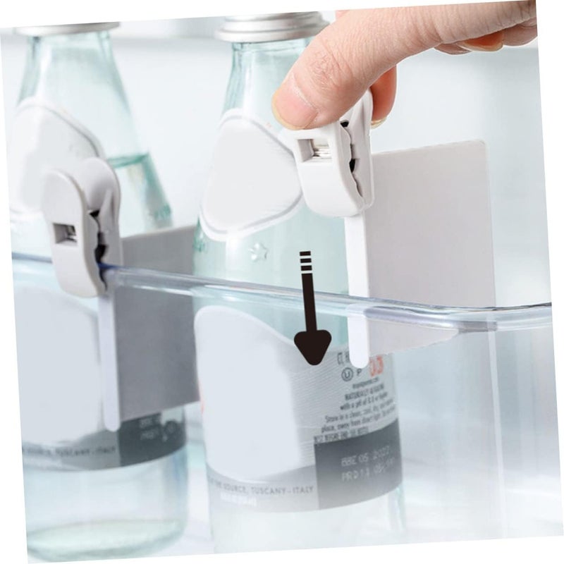 VOSAREA 8pcs Refrigerator Dividers Compact Storage Organizers for Freezer and Fridge Material Space-saving Easy to Clean for Keeping Food Organized and Tidy - Image 4